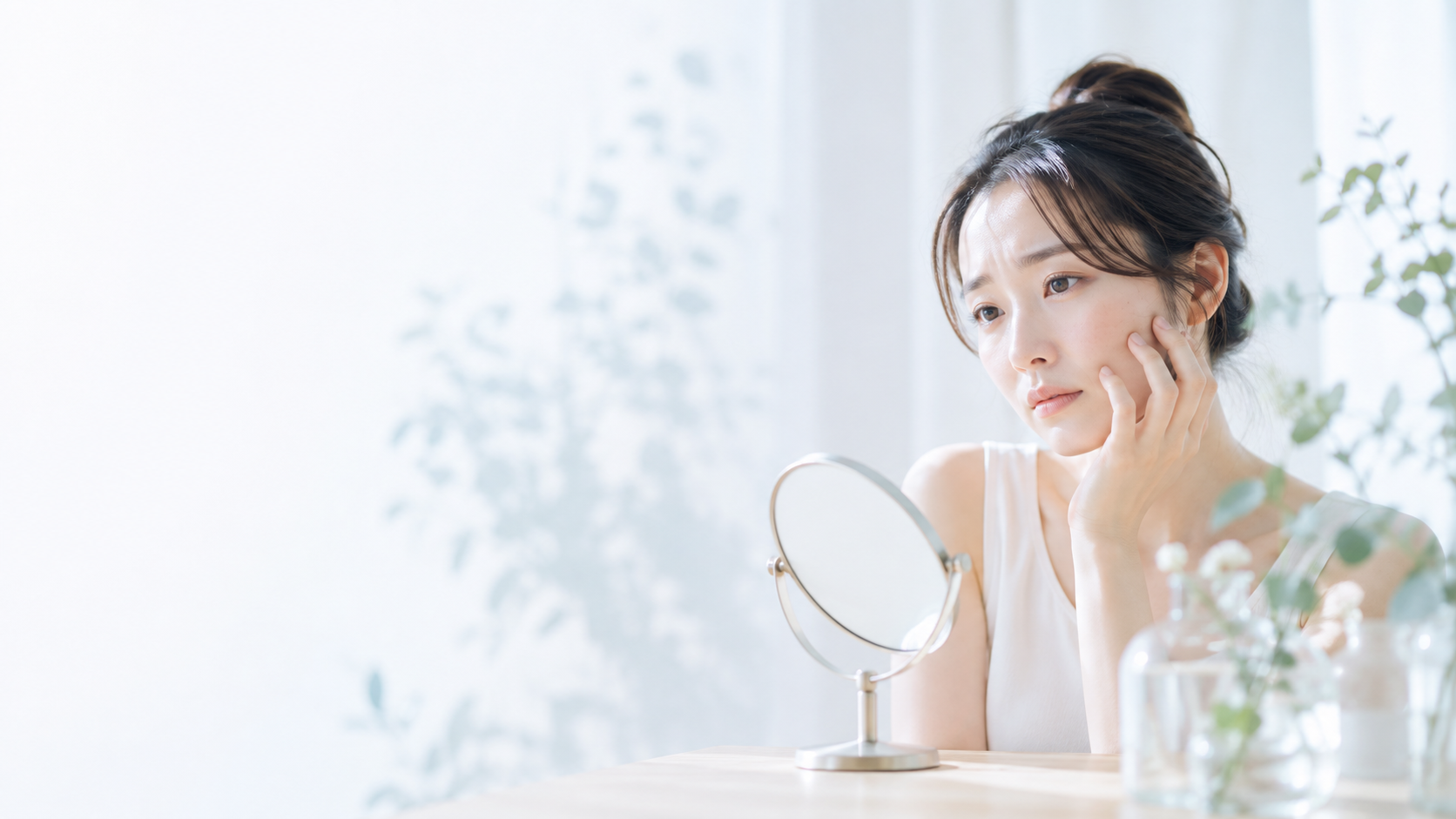 長年肌悩みを抱えている方の肌相談